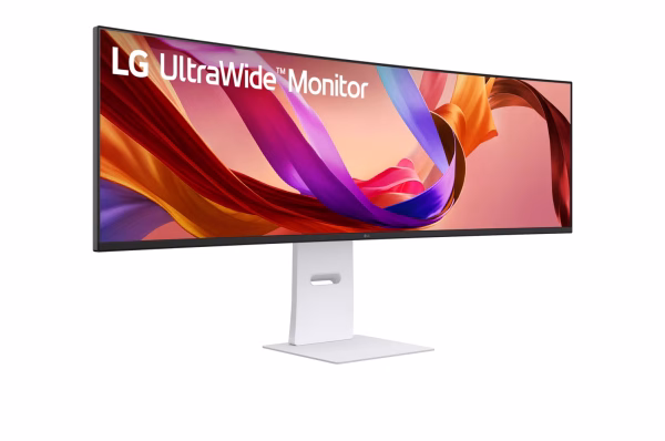 LG 49" 49U950A UltraWide™ Monitor, Dual QHD Curved Display, 144Hz Refresh Rate, 400Nits Brightness, White - Image 2