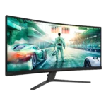 Philips Evnia 34" 34M2C3500L WQHD Curved Gaming Monitor,  VA Panel, 180 Hz Refresh Rate, 0.5 ms Response Time, Adaptive Sync, Black - Image 2