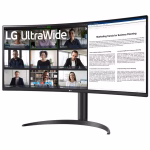LG 34" 34WR55QK UltraWide WQHD 1440P Curved Monitor with USB Type-C, HDR10, 100Hz Refresh Rate, Black - Image 3