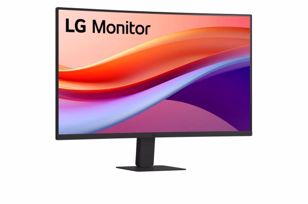 LG 27" 27U421A FHD Curved Monitor, VA Panel, 100Hz Refresh Rate, USB-C Port, Black - Image 2