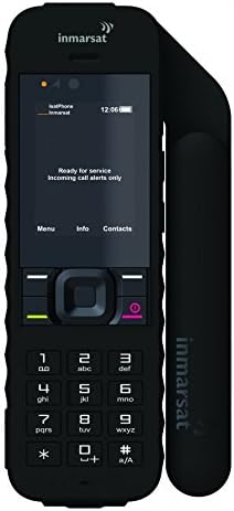 Inmarsat IsatPhone2 Satellite Phone, 8 Hours Talk Time, Black