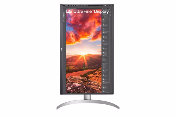 LG 27" 27UP850K 4K IPS Monitor, VESA DisplayHDR™ 400, 60Hz Refresh Rate, 5ms Response Time, White - Image 4