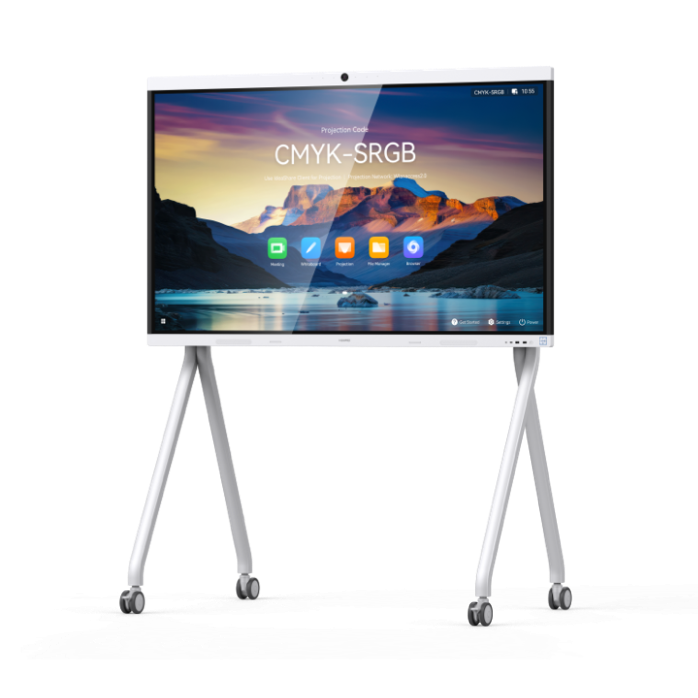 HUAWEI IdeaHub B3 Interactive Display, 86″ 4K UHD Touch Display, Professional 4K Video Camera, 16ms Response Time, Wi-Fi 6, Jade White