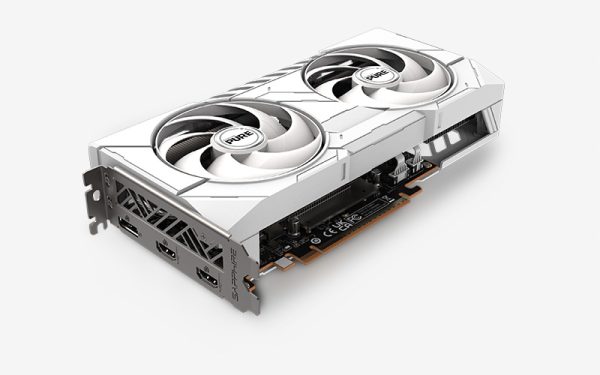 Sapphire Pure AMD Radeon™ RX 9060 XT OC Graphics Card, 16GB 128 bit DDR6 Memory, AMD RDNA™ 4 Architecture, PCI-Express 5.0 x16, White - Image 4