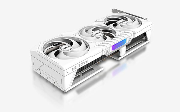 Sapphire Pure AMD Radeon™ RX 9070 OC Graphics Card, 16GB 256 bit DDR6 Memory, AMD RDNA™ 4 Architecture, PCI-Express 5.0 x16, White - Image 4