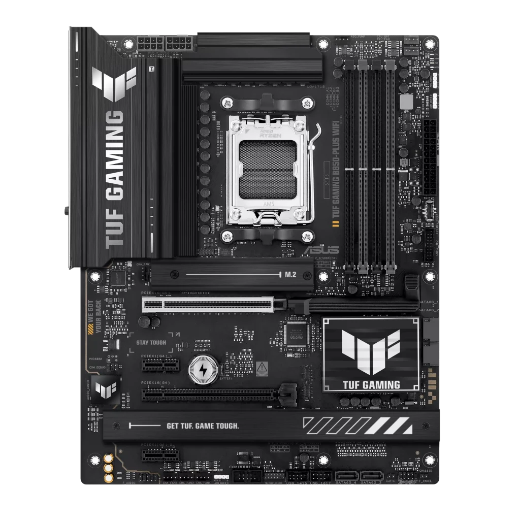 ASUS TUF GAMING B850-PLUS WIFI Motherboard, PCIE 5.0, Wi-Fi 7, Aura Sync