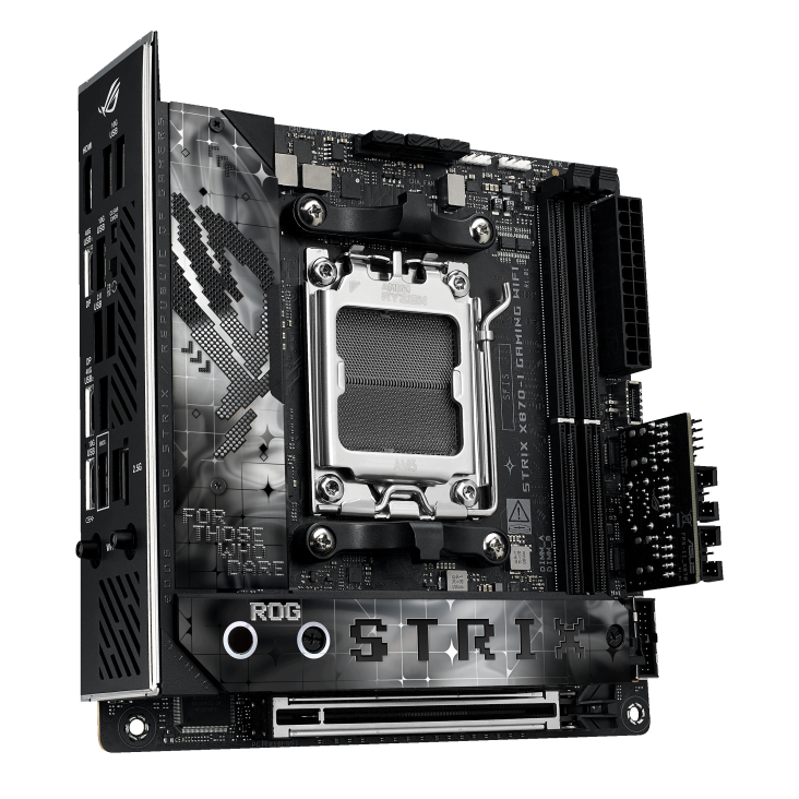 ASUS ROG STRIX X870-I GAMING WIFI Motherboard, WIFI 7, PCIe Gen5 Support, DDR5 128GB Max Support