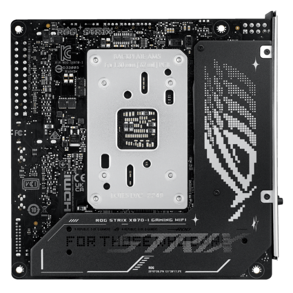 ASUS ROG STRIX X870-I GAMING WIFI Motherboard, WIFI 7, PCIe Gen5 Support, DDR5 128GB Max Support - Image 5
