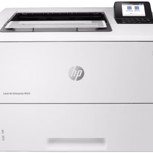 HP LaserJet Enterprise M507dn Printer, Print only; Duplex, 45 ppm (black), USB Ethernet, White