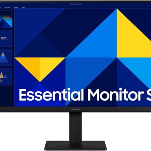 Samsung Essential S3 S30GD 24" Full HD Monitor, IPS Panel, 100Hz Refresh Rate, Black