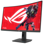 ASUS ROG Strix XG32WCS USB Type-C Gaming Monitor – 32-inch (31.5 viewable) 2560x1440, Curved, 180Hz (Above 144Hz), 1ms (GTG), Fast VA, Extreme Low Motion Blur Sync, USB Type-C, FreeSync, DisplayWidget Center, tripod socket, HDR, Black - Image 3