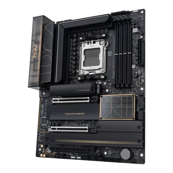 ASUS ProArt X870E-Creator WiFi Motherboard, AM5 Socket, Dual Ethernet & WiFi 7, PCIe 5.0, 10G and 2.5G Ethernet - Image 3