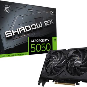 MSI GEFORCE RTX 5050 8GB SHADOW 2X OC Graphics Card, MSI 912-V538-008