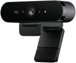 Logitech Brio 4K Ultra HD webcam with Windows Hello support, Black , 960-001724