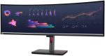 Lenovo ThinkVision P49w-30 49" Dual QHD Curved Monitor, IPS Panel, Thunderbolt4™ up to 100W power delivery, Black - Image 3
