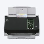 Ricoh fi-8040 Document Scanner, 40 ppm / 80 ipm Scanning Speed, 4.3-inch color touch panel,  USB 3.2, Ethernet, White