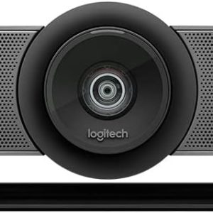 Logitech MeetUp Video Conferencing System, Ultra HD 4K/1080p/720p, Adjustable Speakers, Wide Field of View 120°, PC/Mac/Laptop/Macbook/Tablet - Black, 960-001101
