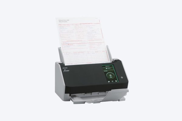 Ricoh fi-8040 Document Scanner, 40 ppm / 80 ipm Scanning Speed, 4.3-inch color touch panel,  USB 3.2, Ethernet, White - Image 2