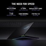 ASUS ROG Strix G16 G615LM 16" 2.5K QHD+ Gaming Laptop, Intel Core Ultra 9 275HX Processor, 16GB RAM, 1TB SSD, RTX 5060-8GB Graphics Card, 115W TGP, 240Hz Refresh Rate, Windows 11, Eclipse Gray - Image 11
