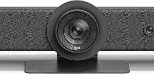 Logitech Rally Bar All-in-one video bar for medium to large rooms, Black, 960-001312