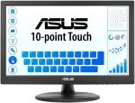 ASUS VT168HR Touch Monitor - 15.6" (1366x768), 10-point Touch, HDMI, Flicker free, Low Blue Light, Wall-mountable, Eye care, Black