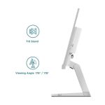 Lenovo L22e-40 22" FHD Monitor, VA Panel, 75 Hz refresh rate, 4ms Response Time, AMD Freesync, White - Image 5