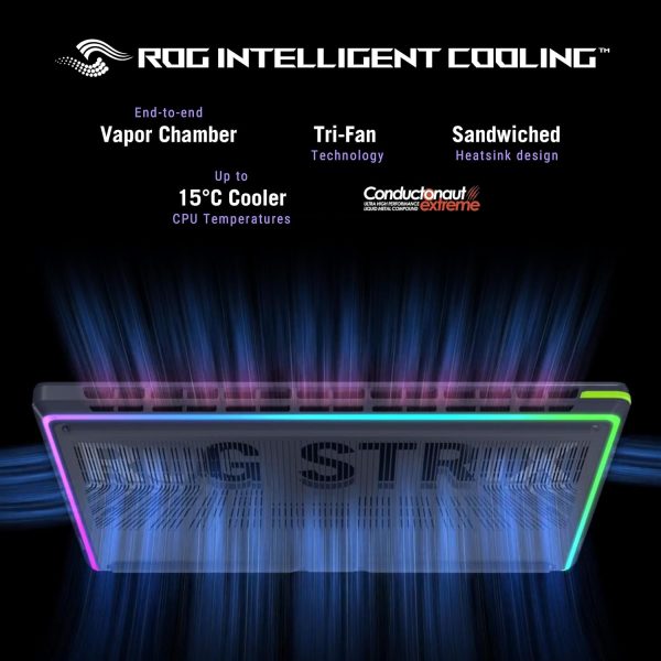 ASUS ROG Strix G16 G615LM 16" 2.5K QHD+ Gaming Laptop, Intel Core Ultra 9 275HX Processor, 16GB RAM, 1TB SSD, RTX 5060-8GB Graphics Card, 115W TGP, 240Hz Refresh Rate, Windows 11, Eclipse Gray - Image 9