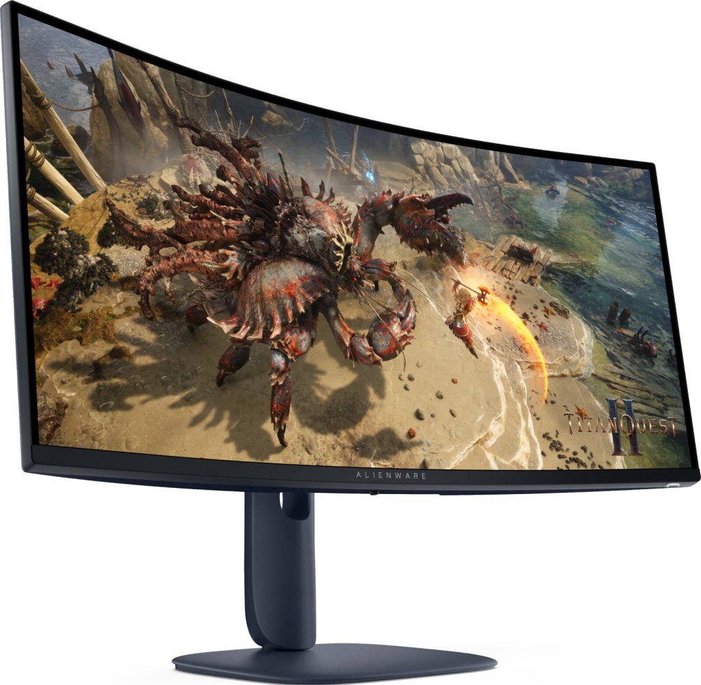 Dell Alienware 34″ WQHD Curved Gaming Monitor, AMD FreeSync Premium, VESA AdaptiveSync  – AW3425DWM