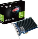 ASUS GeForce® GT 730 Graphics Cards, Quad HDMI Ports for 4K Multi-Monitor Productivity, Single-Slot Design for Small Chassis Compatibility, Passive Cooling for Silent Operation - Image 4