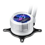 ASUS ROG STRIX LC III LCD 360mm ARGB CPU Liquid Cooler, Aura Sync, 0db Technology - White - Image 4