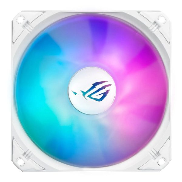 ASUS ROG STRIX LC III LCD 360mm ARGB CPU Liquid Cooler, Aura Sync, 0db Technology - White - Image 3