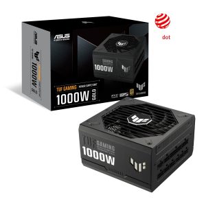 ASUS TUF Gaming 1000W Gold Fully Modular Power Supply,  80 Plus Gold Certification, Black