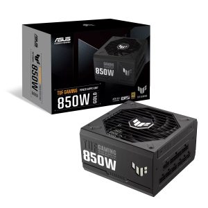 ASUS TUF Gaming 850W Fully Modular Power Supply, 80 Plus Gold Certification, Black