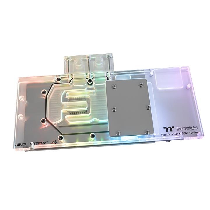 Thermaltake Pacific V-RTX 2080Ti Plus (ASUS ROG) Water Block, Supports TT RGB PLUS software