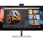 HP S7 Pro 727PM 27" 4K Conferencing Monitor, IPS Panel, 5ms Response Time, 5MP HDR AI Webcam, Black