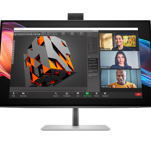 HP S7 Pro 727PM 27" 4K Conferencing Monitor, IPS Panel, 5ms Response Time, 5MP HDR AI Webcam, Black
