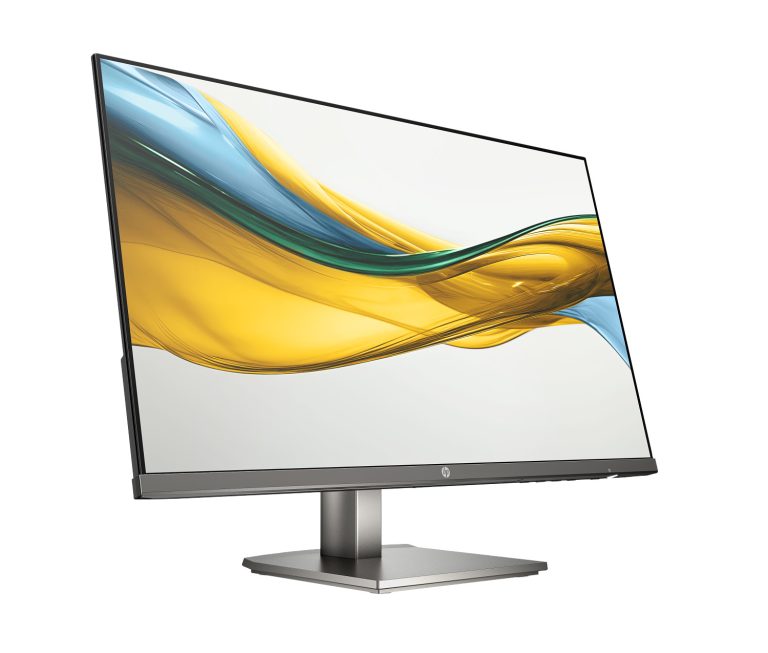 HP_Series 5_23.8_FHD_Monitor_524da_JetBlack_Catalog_WhiteBG_FrontRight_M2927740