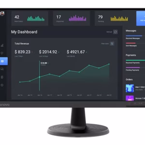 Lenovo C24-40 24" FHD Monitor, VA Panel, 75Hz refresh rate, 4ms response time,Black