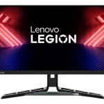 Lenovo Legion R25i-30 25" FHD Monitor, IPS Panel, Up to 180Hz refresh rate, Up to 0.5 ms response time, AMD Freesync Premium, Black