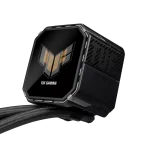 ASUS TUF Gaming LC III 360 ARGB LCD all-in-one liquid CPU cooler with pre-installed & integrated triple fans designed for high airflow and static pressure; 2.8" LCD for hardware monitoring, custom GIFs and MP4 video clips - Image 5