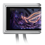 ASUS ROG RYUO IV 360 ARGB WHITE Liquid Cooler, Aura Fan Edge, 6.67-Inch Curved 2K AMOLED Display, White - Image 4