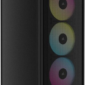 Corsair 2000D RGB AIRFLOW Mini-ITX PC Case, Up to 360mm Radiator & 8 Fans Support - Black
