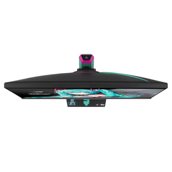 ASUS ROG Strix XG27ACMEG-G Hatsune Miku Edition Monitor – 27-inch 2560x1440, 260Hz OC (Above 144Hz), 0.3ms (min.), Fast IPS, Extreme Low Motion Blur Sync, USB Type-C, G-Sync compatible, DisplayWidget Center, tripod socket, HDR, Aura Sync, Black - Image 5