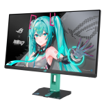 ASUS ROG Strix XG27ACMEG-G Hatsune Miku Edition Monitor – 27-inch 2560x1440, 260Hz OC (Above 144Hz), 0.3ms (min.), Fast IPS, Extreme Low Motion Blur Sync, USB Type-C, G-Sync compatible, DisplayWidget Center, tripod socket, HDR, Aura Sync, Black - Image 3