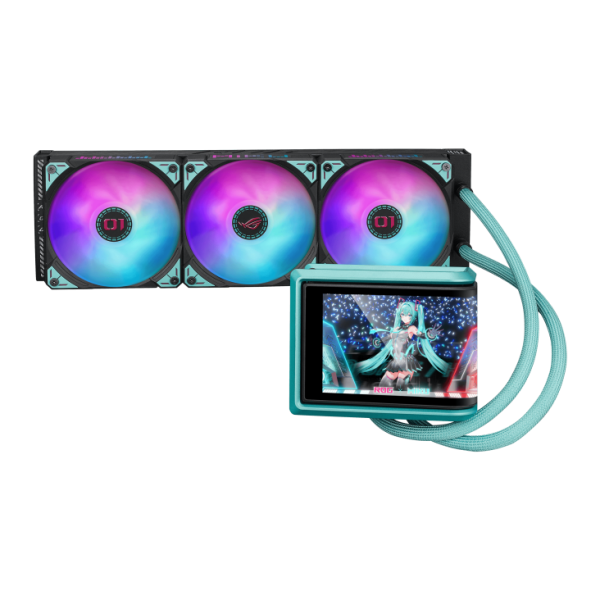 ASUS ROG RYUO IV 360 ARGB Hatsune Miku Edition, Pre-Installed High-Performance Fans,  6.67-inch 2K AMOLED curved screen - Image 2