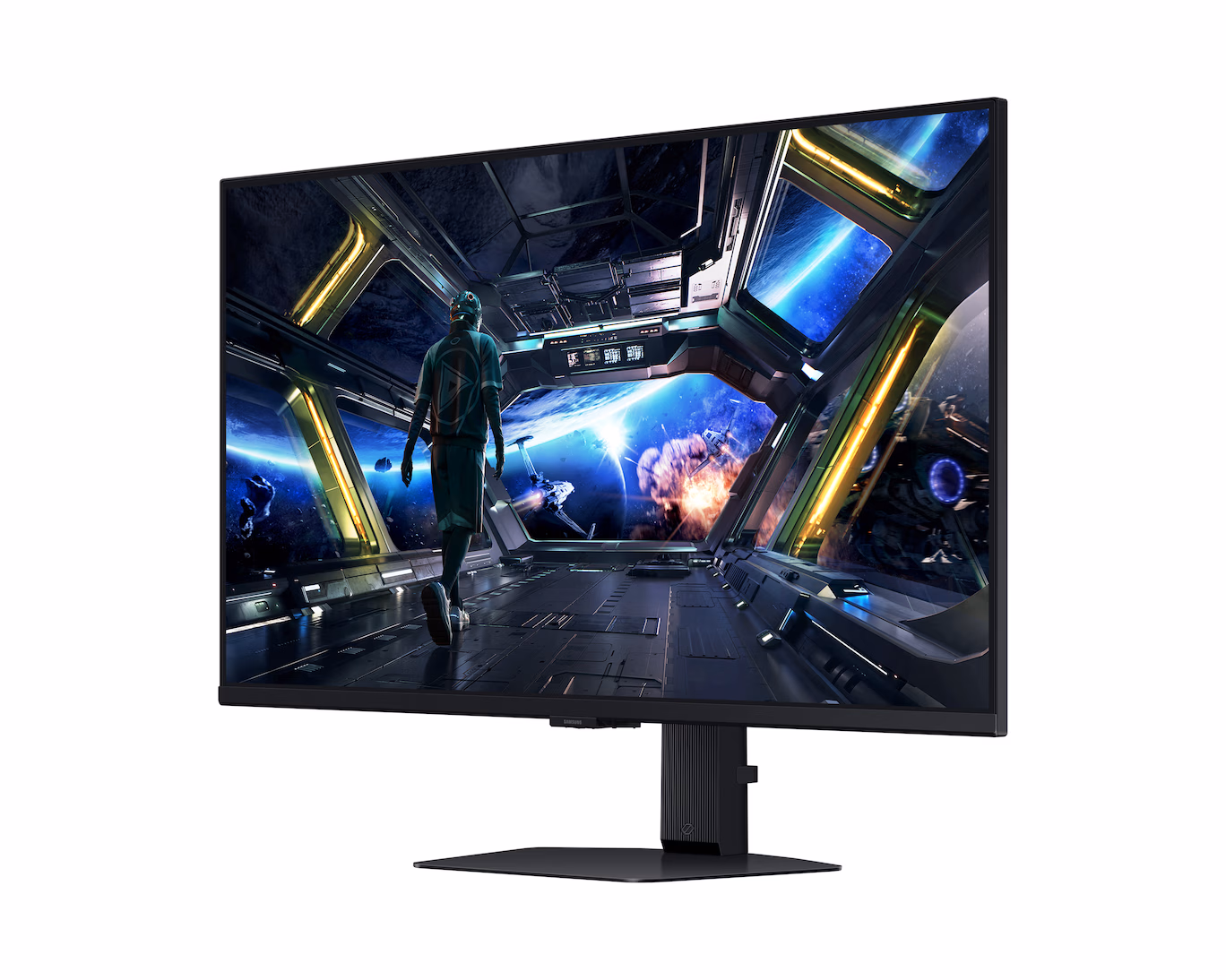 Samsung G7 G70D Odyssey 32″ 4K Gaming Monitor, Fast IPS Panel, 144Hz Refresh Rate, 1Ms Response Time, FreeSync Premium, G-Sync Compatible, Black