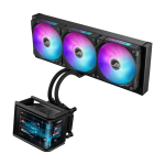 ASUS ROG RYUO IV SLC 360 ARGB Liquid Cooler, 6.67” 2K AMOLED Screen, Black - Image 2