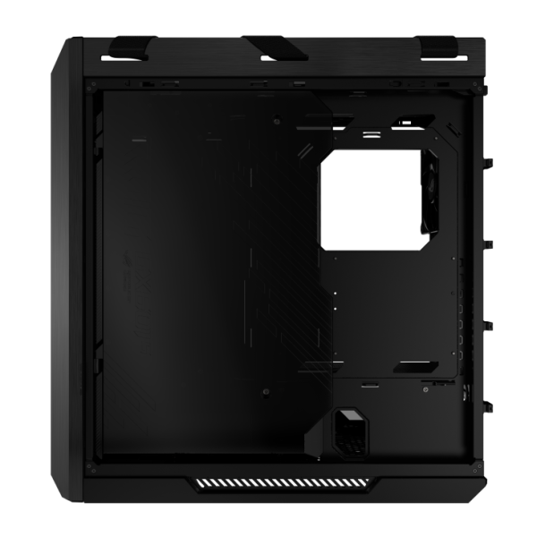ASUS ROG Strix Helios II EATX mid-tower gaming case with dual tempered glass side panels, GPU support for up to 450mm in length, aluminum frame and front panel, GPU braces and 420mm radiator support, Black - Image 5