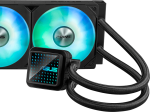 ASUS Prime LC ARGB all-in-one CPU liquid cooler with specially designed CPU contact area and finned channels, water block with infinity mirror lens options, pre-installed ARGB fans and Aura lighting - Image 2