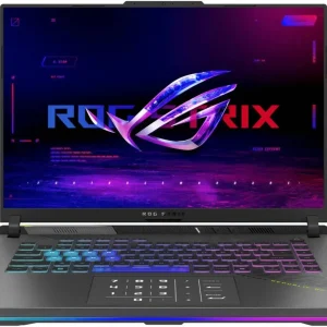 ASUS ROG STRIX G16 G614FR 16" WQXGA Gaming Laptop, AMD Ryzen 9-9955HX3D Processor, 32GB RAM, 1TB SSD, NVIDIA GeForce RTX 5070 Ti 12GB GPU, 240HZ Refresh Rate, Dos, Volt Green